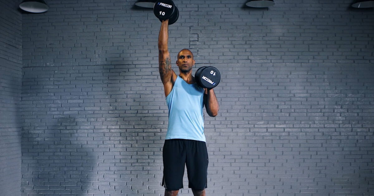 Tutorial: Alternate dumbbell shoulder press