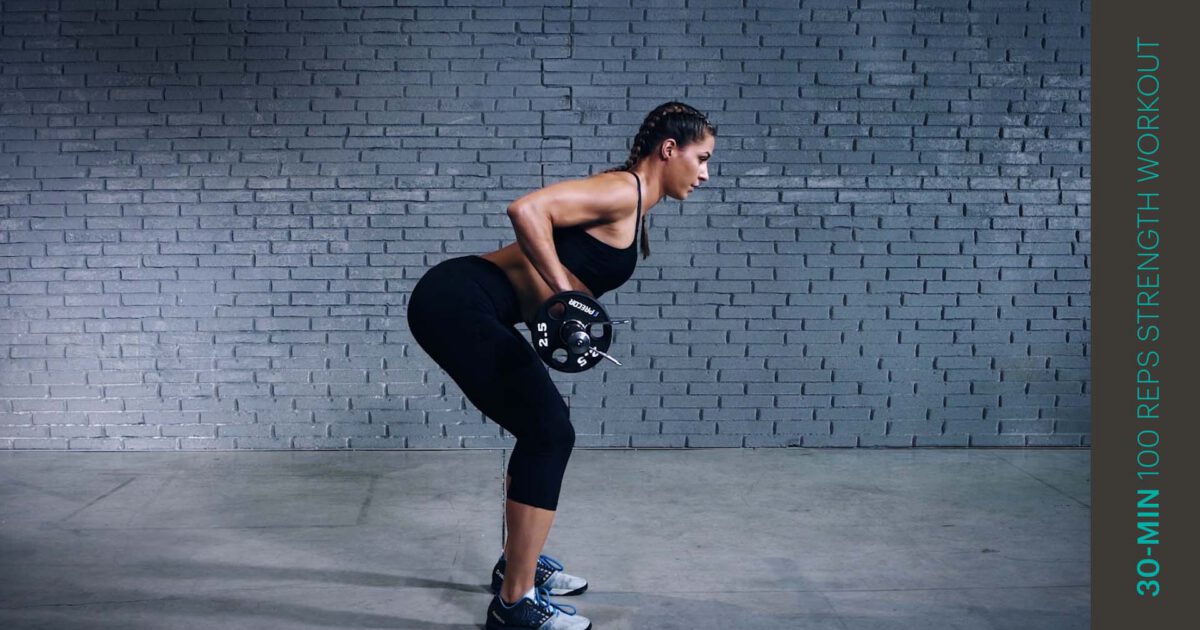 Kraft Workout mit 100 Wiederholungen