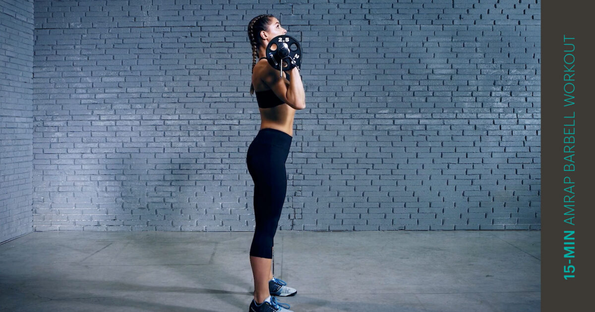 AMRAP barbell workout