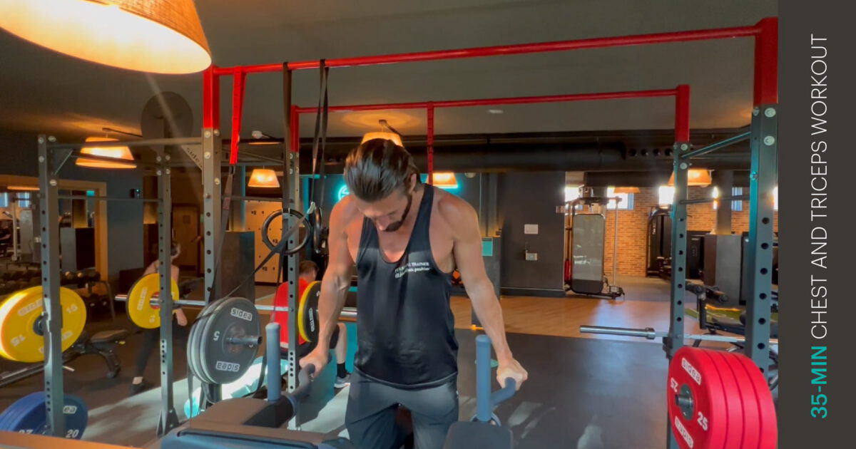 chest and triceps workout