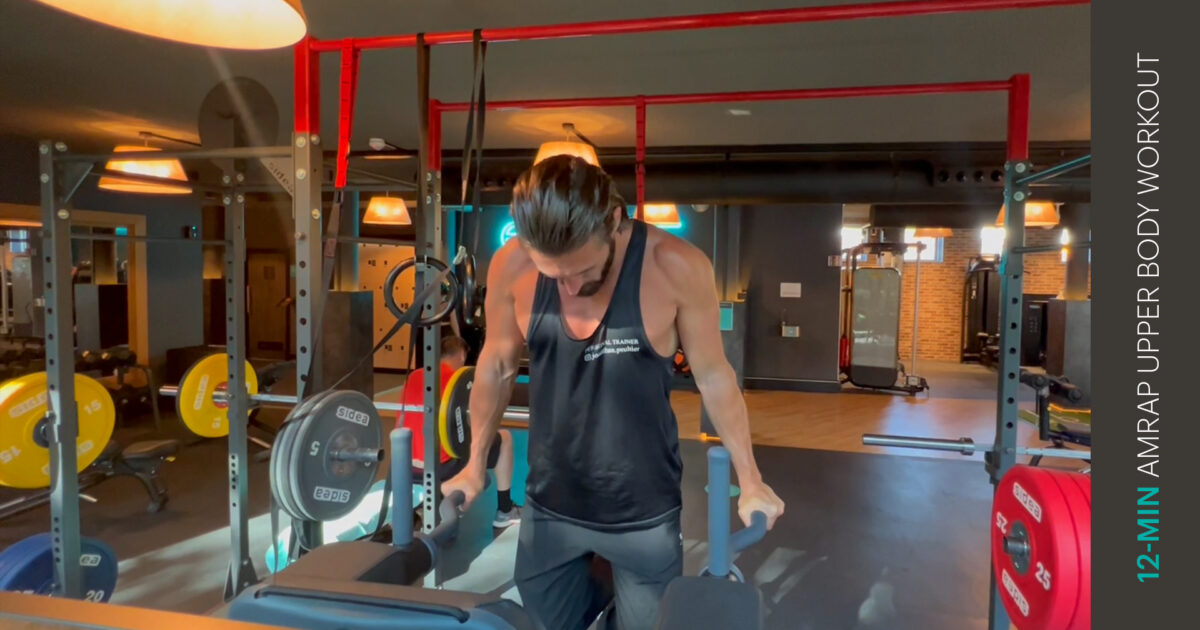 AMRAP upper body workout