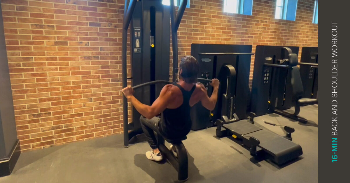 back and shoulder workout