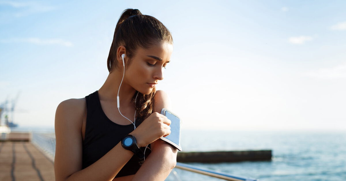 listening to music