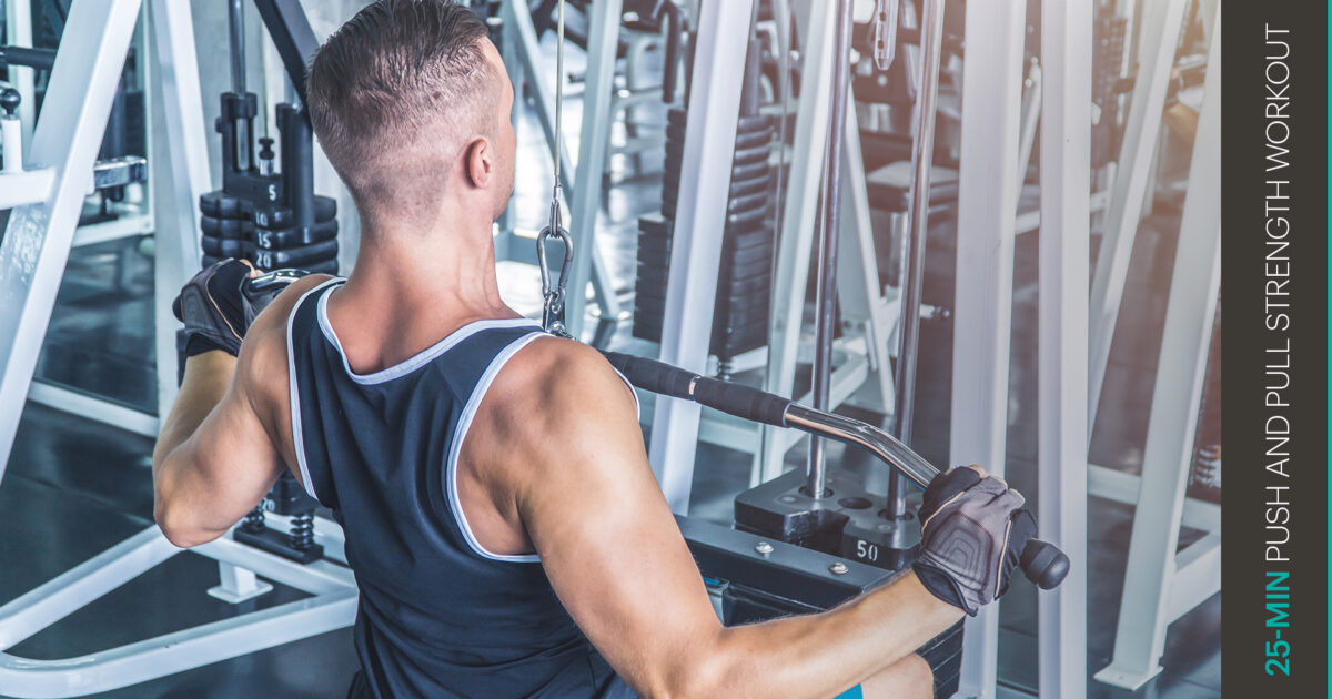 Push- und Pull-Kraft-Workout