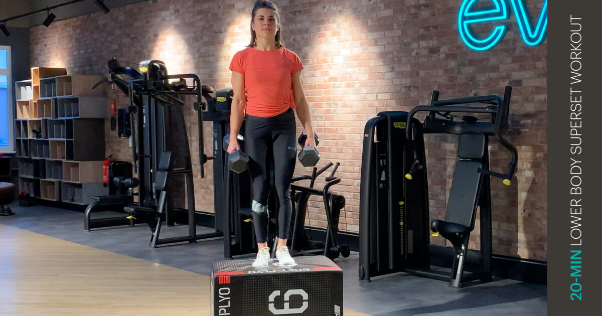 lower body superset workout