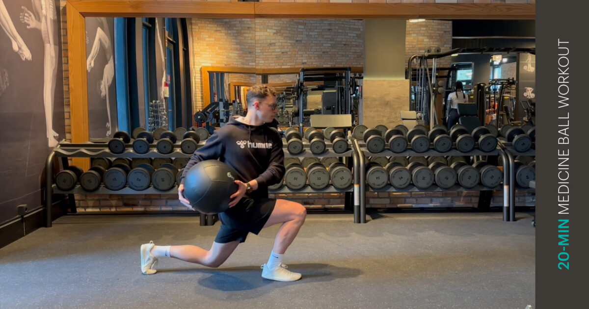 Medizinball-Workout