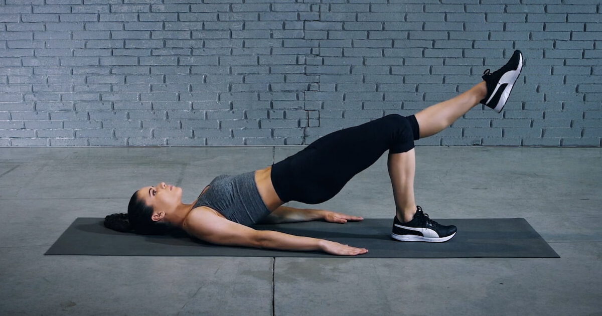 Single-leg bridge