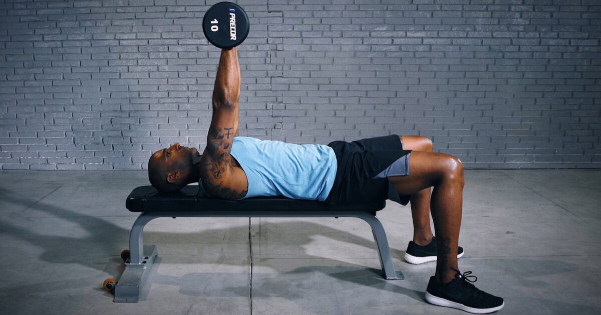 Tutorial: how to perform a dumbbell chest press