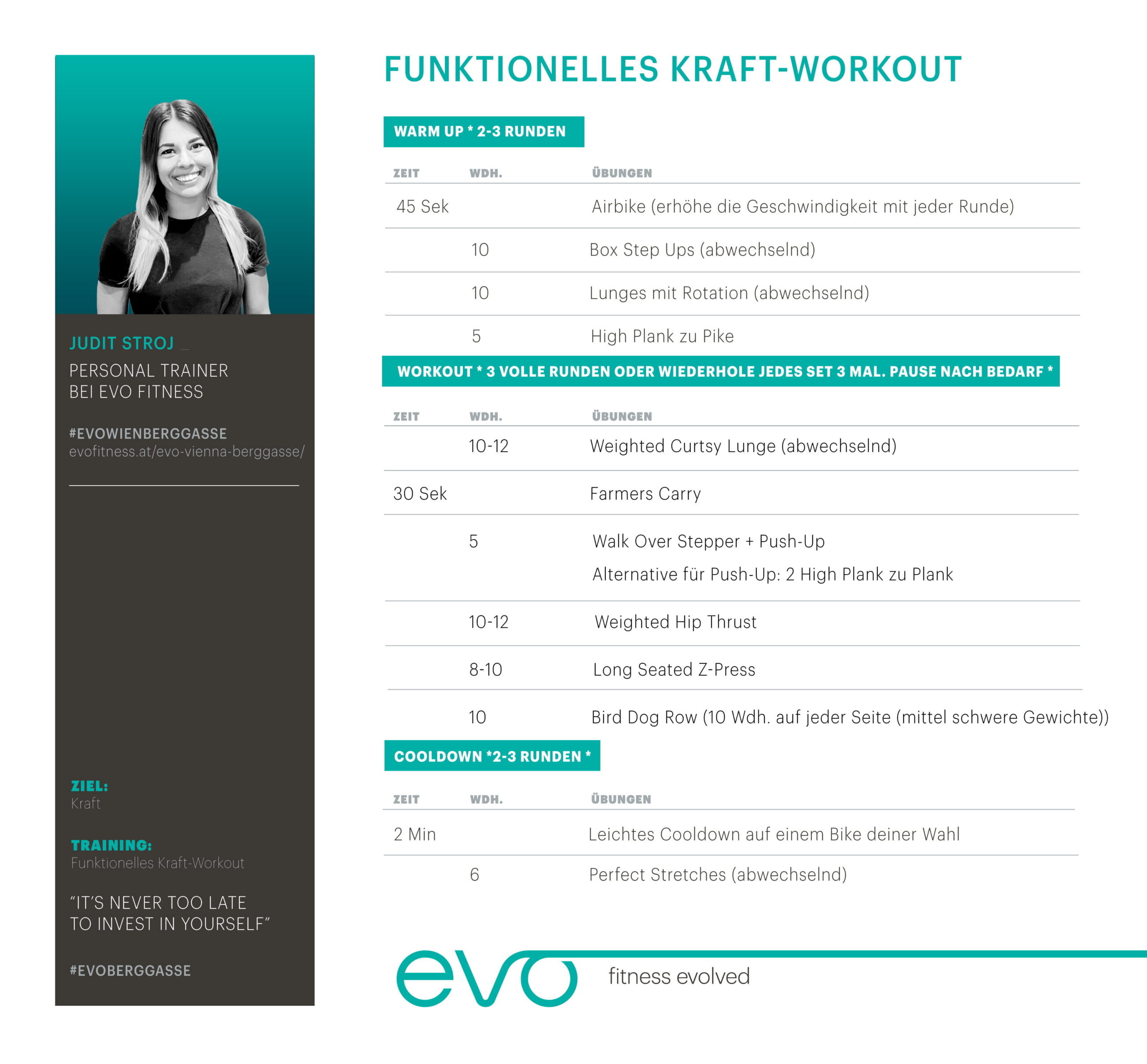 Judits funktionelles Krafttraining